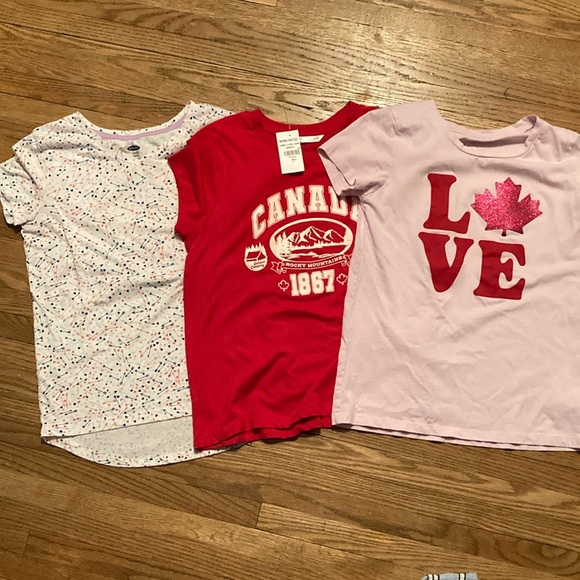 Size 10 3 pack of tees. In great shape. One still has the tags on. - Picture 1 of 4